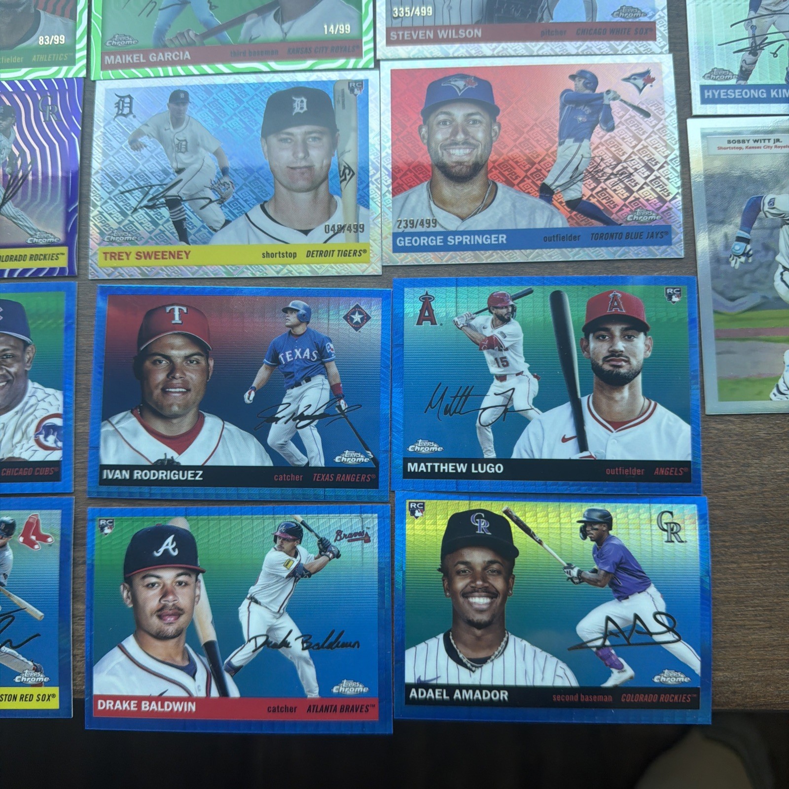 2025 Topps Chrome Platinum – 27 Card Lot Refractors, Numbered, Autos, etc