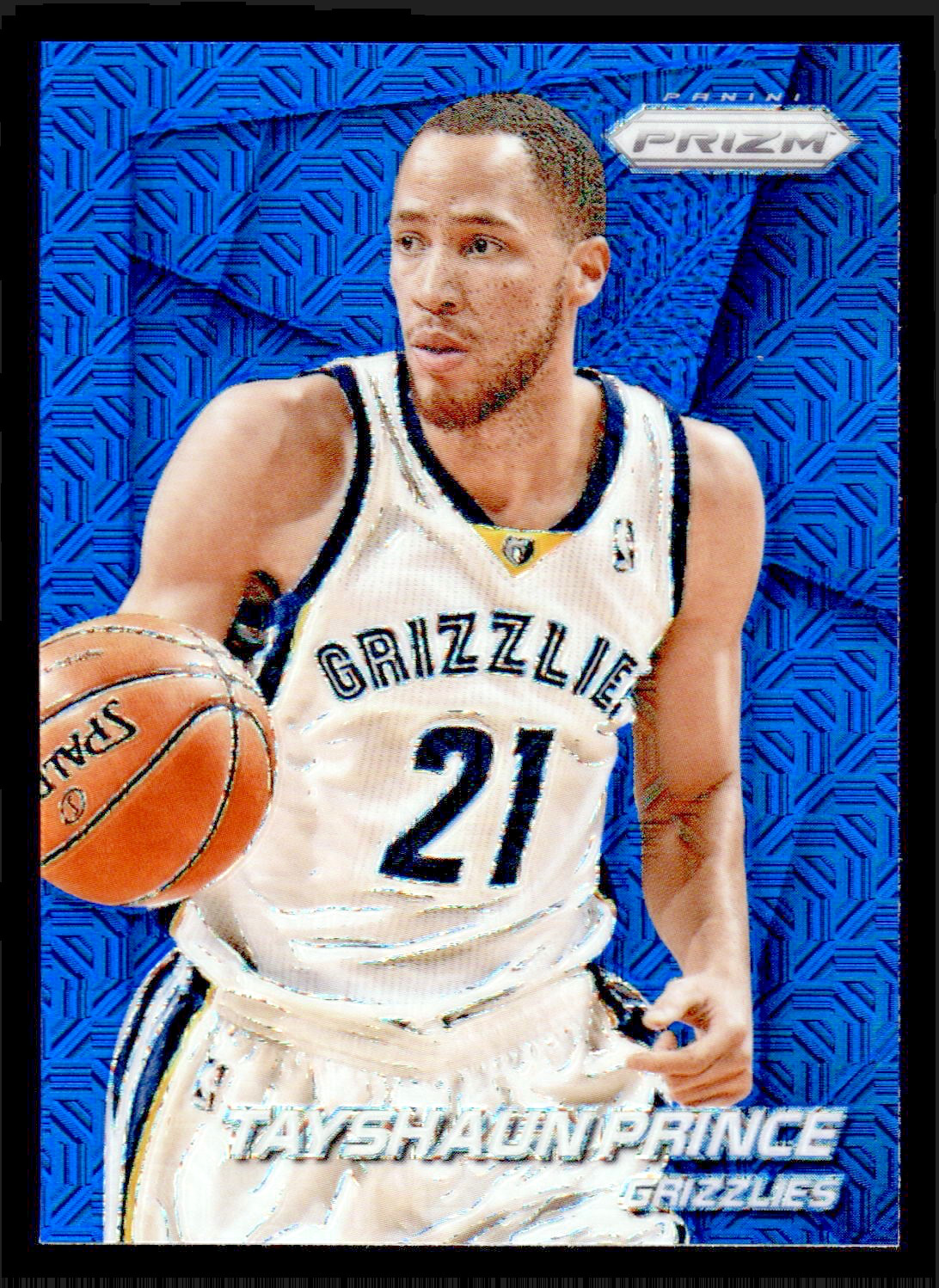 2014-15 Panini Prizm Tayshaun Prince Blue Mojo Prizm #142 – Memphis Grizzlies