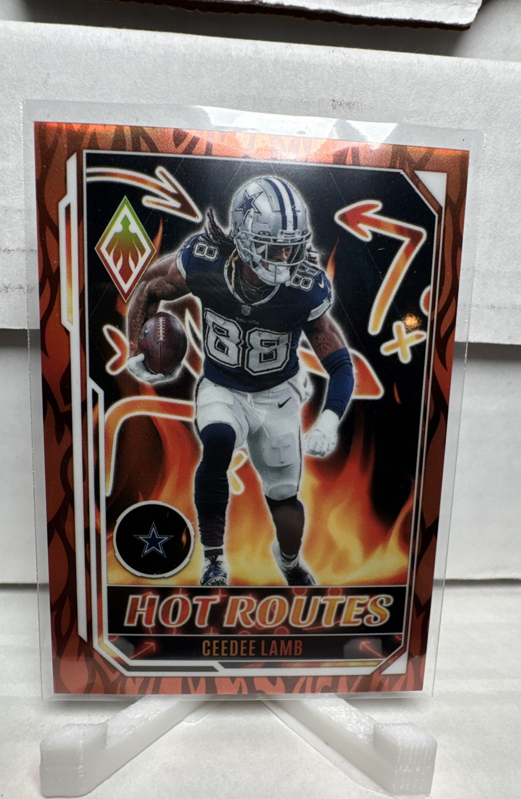 2022 Panini Phoenix – Hot Routes CeeDee Lamb #HR-19 Orange /99
