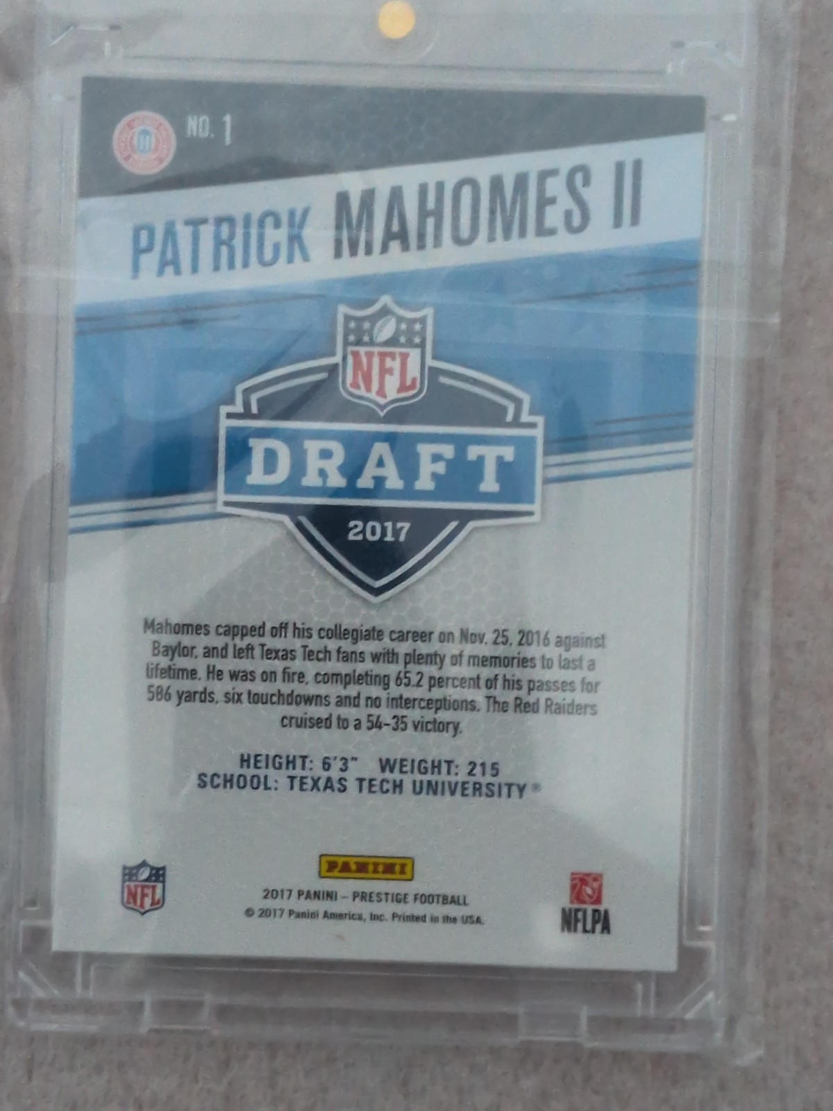 Patrick Mahomes Lot 4 PSA Slabs 1 /399) 1 PSA Rookie 1 Raw, 2 Patch 45 Total