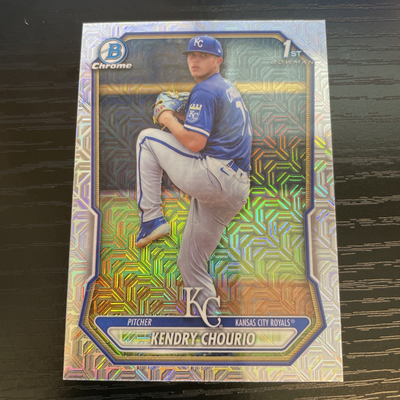 2026 Bowman Mega #BCP-7 Kendry Chourio 1st Prospect Mojo Refractor KC Royals