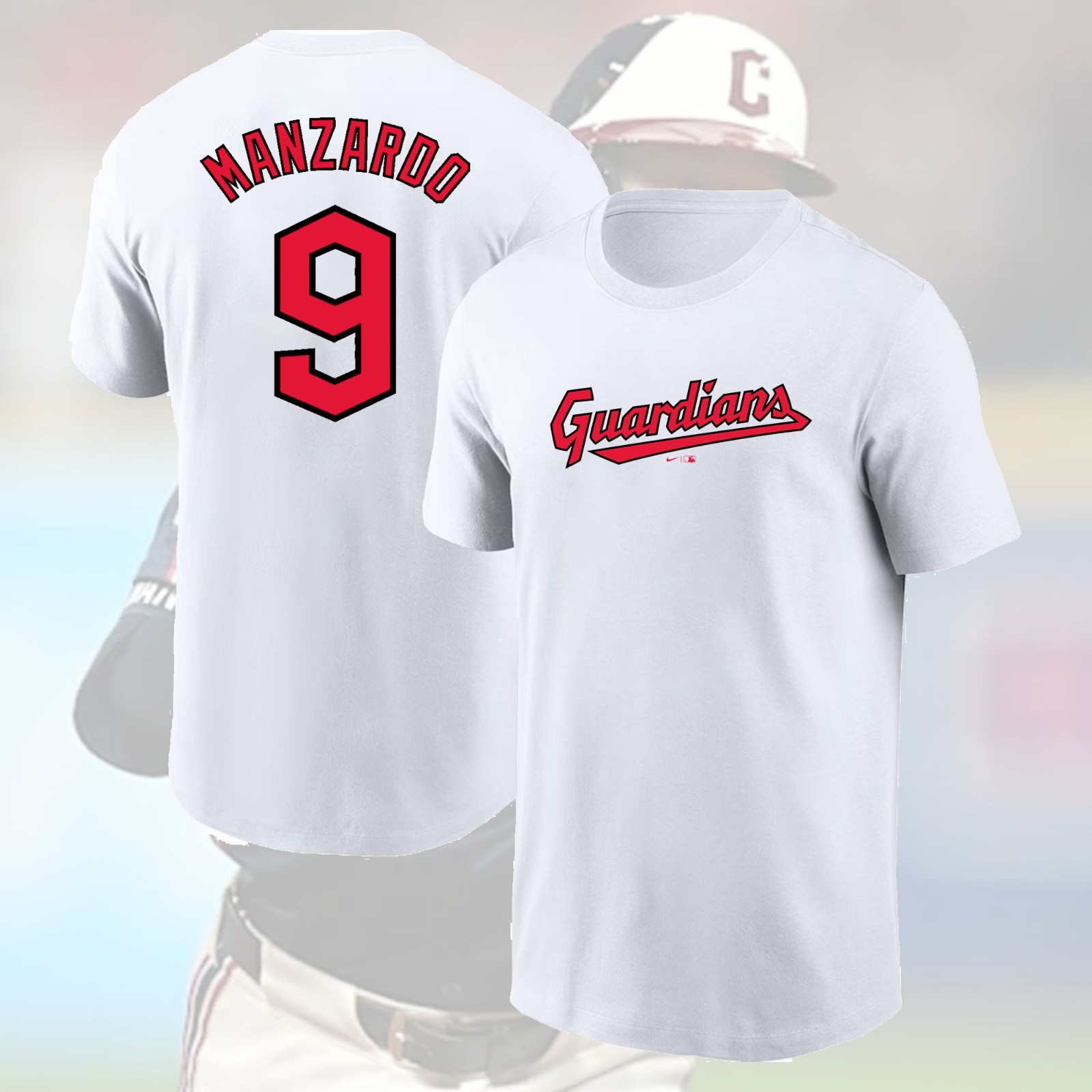 SALE HOT! Kyle Manzardo #9 Cleveland Guardians 2026 Name & Number Gift For Fans