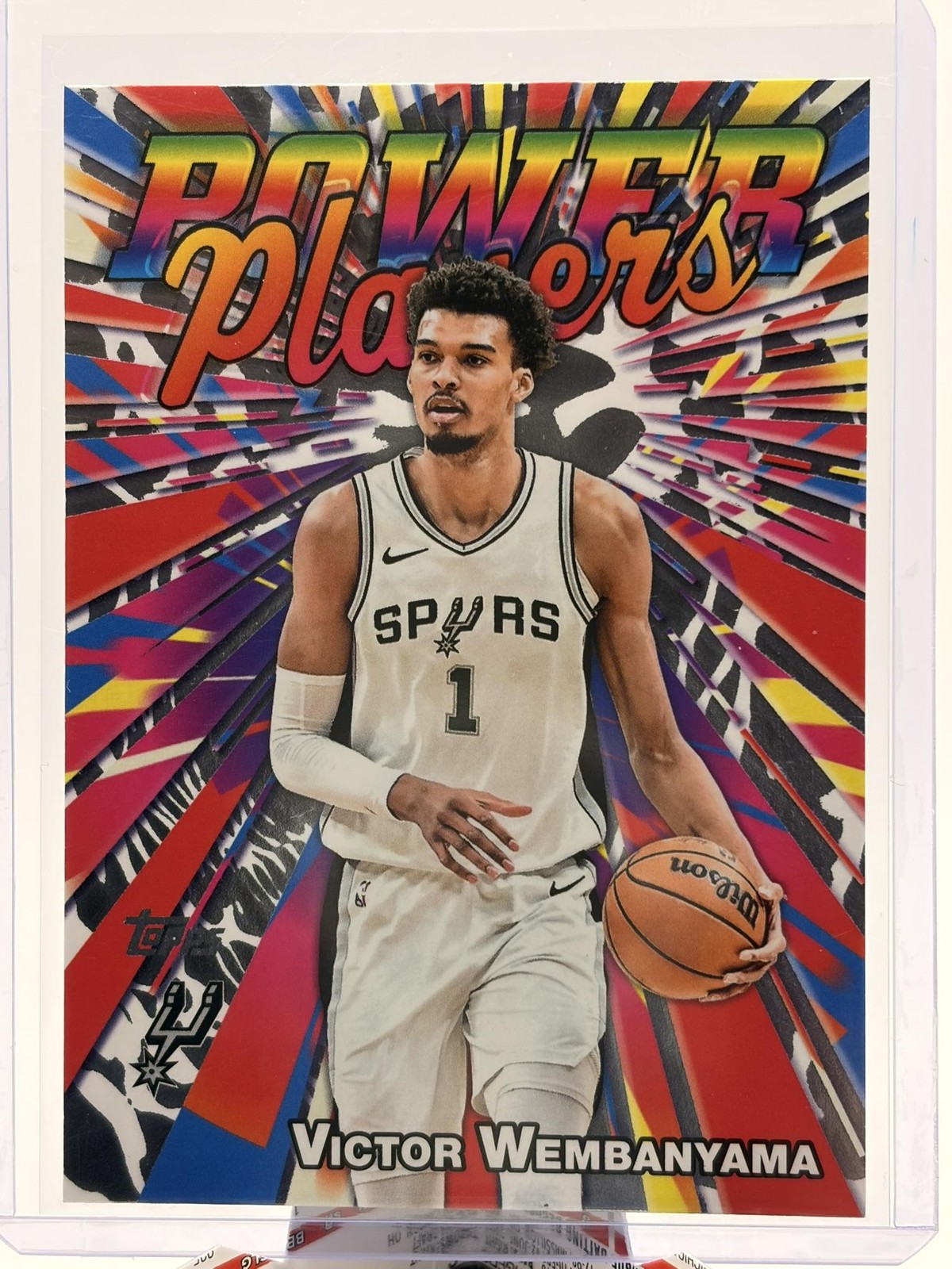 2025-26 Topps #PP-15 Victor Wembanyama Power Players Holo Foil