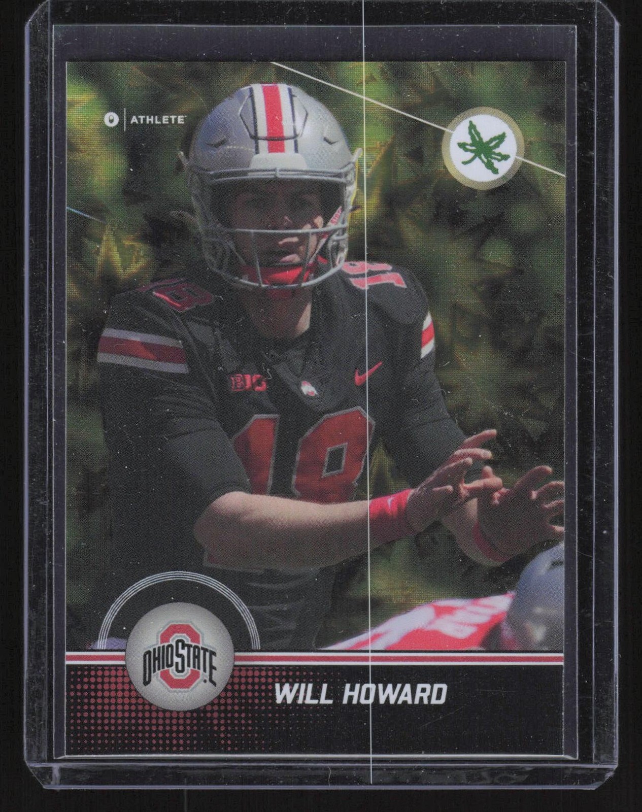 2024 ONIT Ohio State Buckeyes P-3 Will Howard Parallel Holo Gold