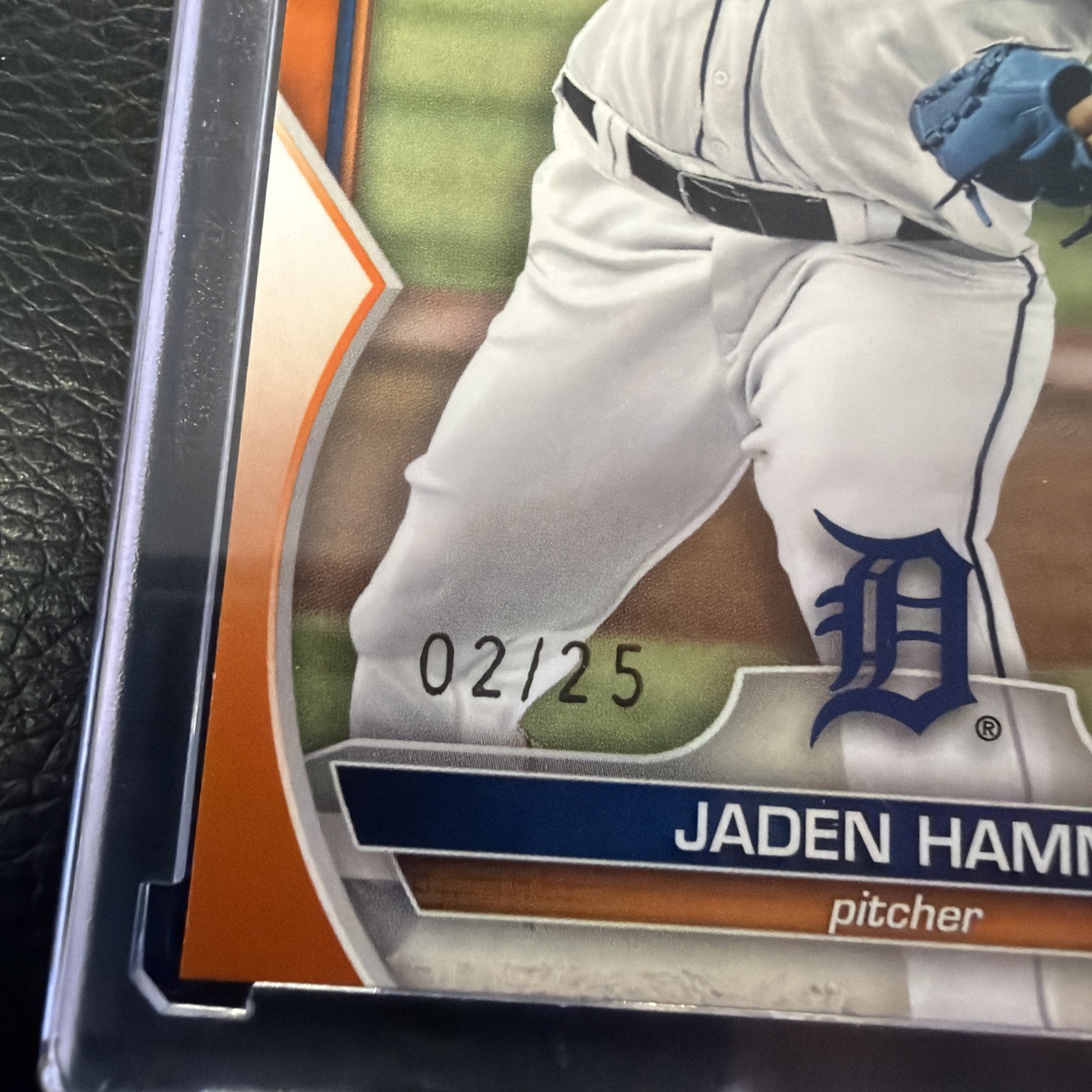 2023 Bowman Draft Jaden Hamm Orange 2/25 #BD-154