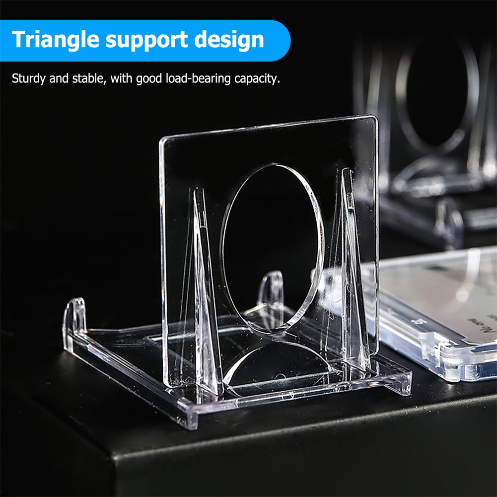 Adjustable Acrylic Stands Display Rack for Photos Crafts Office Desktop Storage