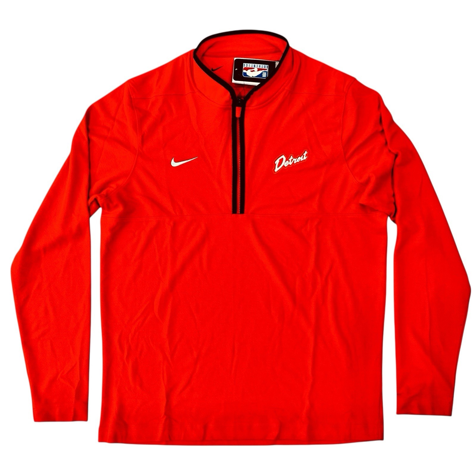 Nike Detroit Pistons ’23/24 City Coaches 1/4 Zip Sweater PE, Size L-T FD9141-891