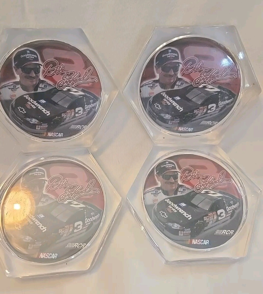 Racing Reflections Dale Earnhardt #3 Photo Coasters NASCAR