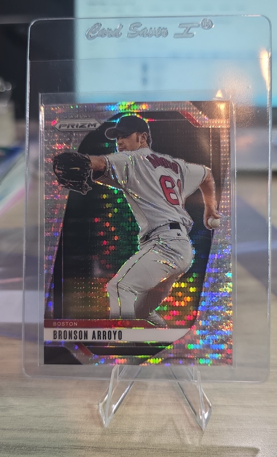 2025 Panini Prizm – Bronson Arroyo, Bronson Arroyo #31 Pulsar Prizm /499