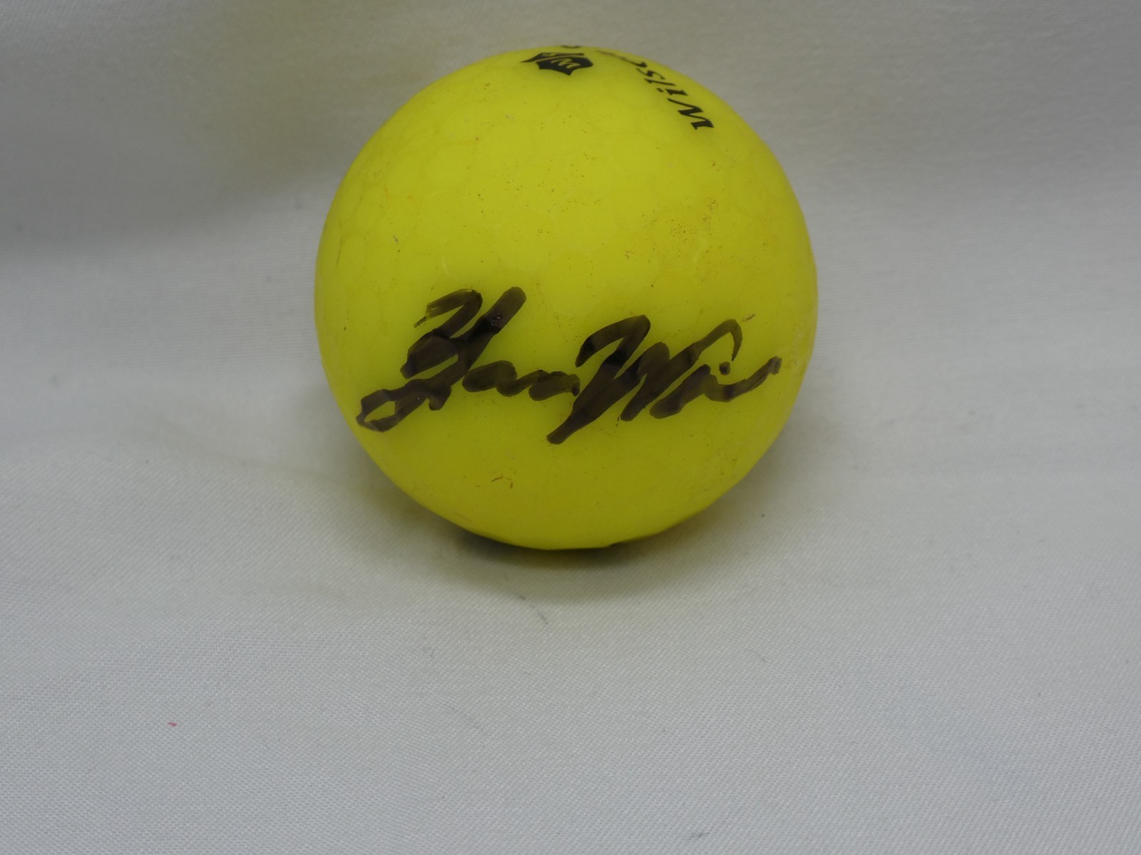Yana Wilson Hand Signed Used Wilson Staff Golf Ball Signature Autograph LPGA