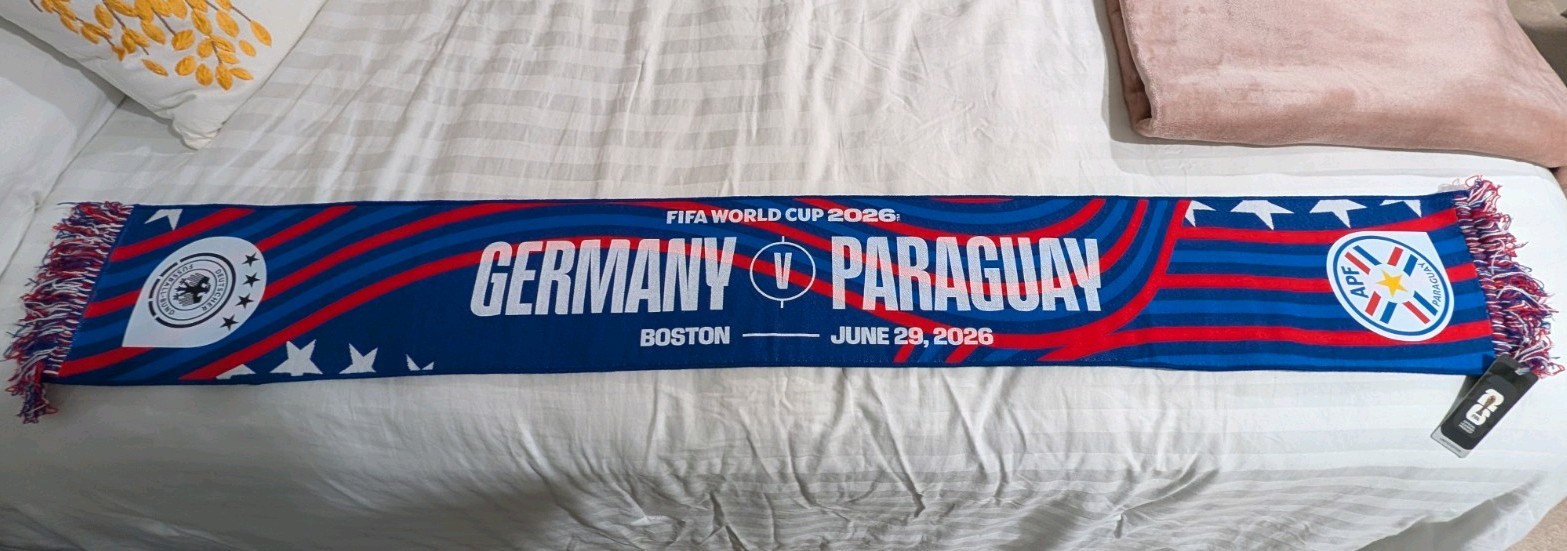 Germany vs Paraguay – Round Of 32 – Official Match Scarf FIFA World Cup 2026