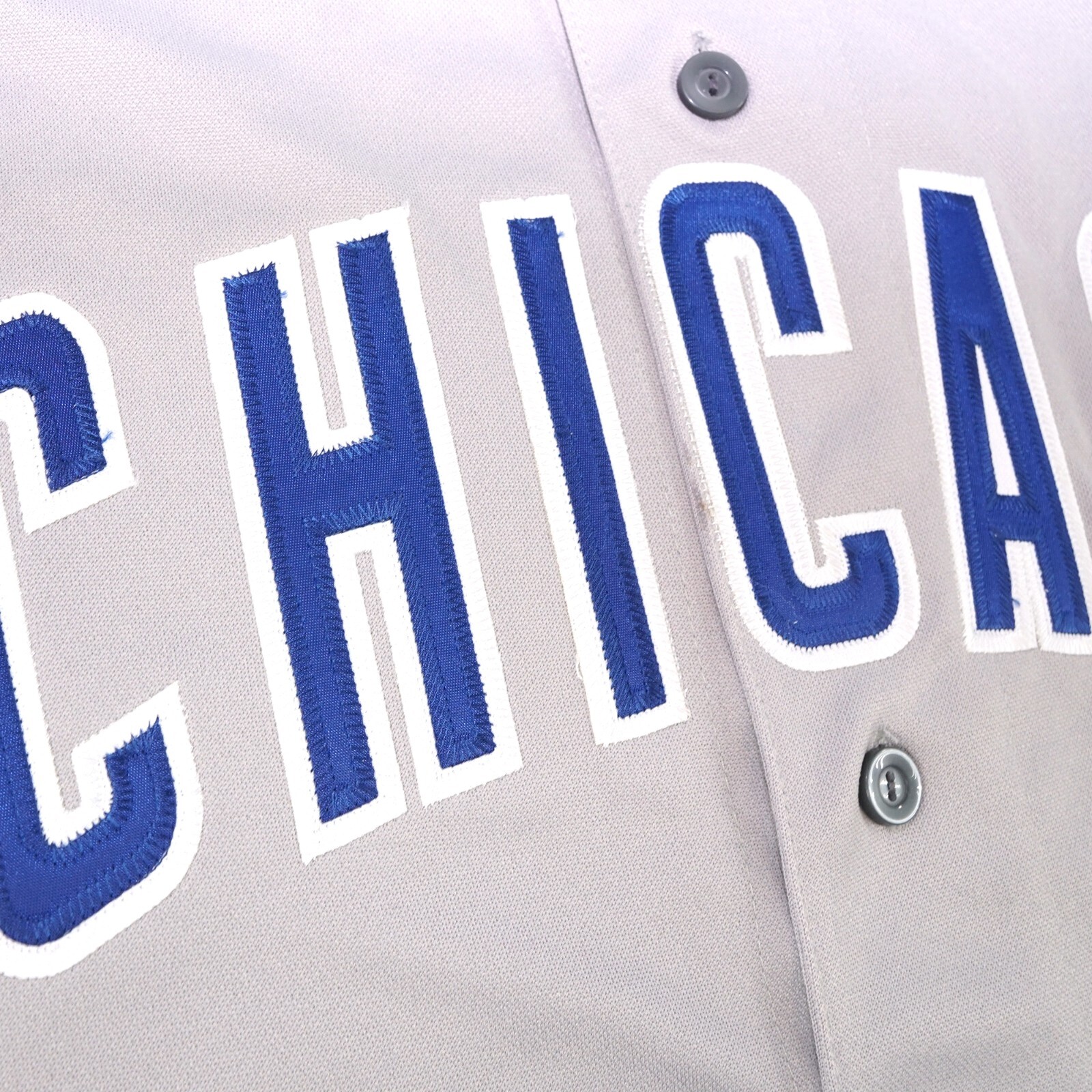 Kerry Wood 1998 Chicago Cubs Men’s Grey Road Jersey w/ “Harry Caray” Patch