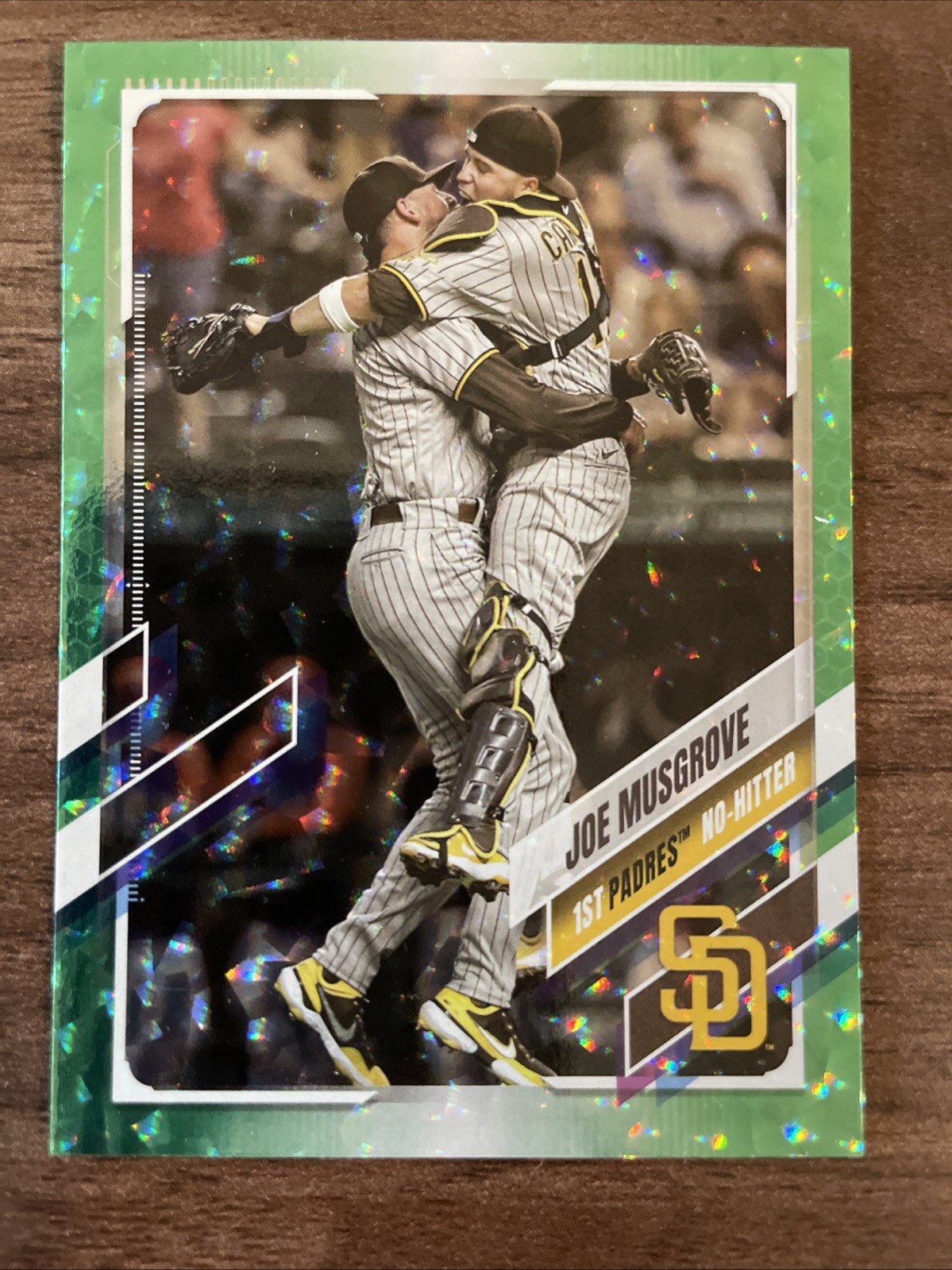 2021 Topps Update Series – Season Highlight Joe Musgrove #US35 Green Foil /499