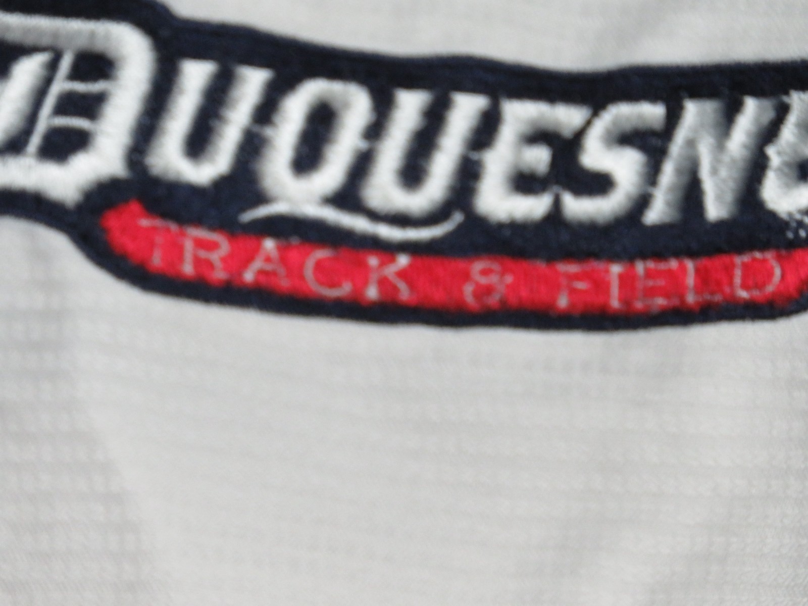 DUQUESNE DUKES TRACK & FIELD adidas M HOODIE JACKET FULL ZIP WHITE CLIMAPROOF 14