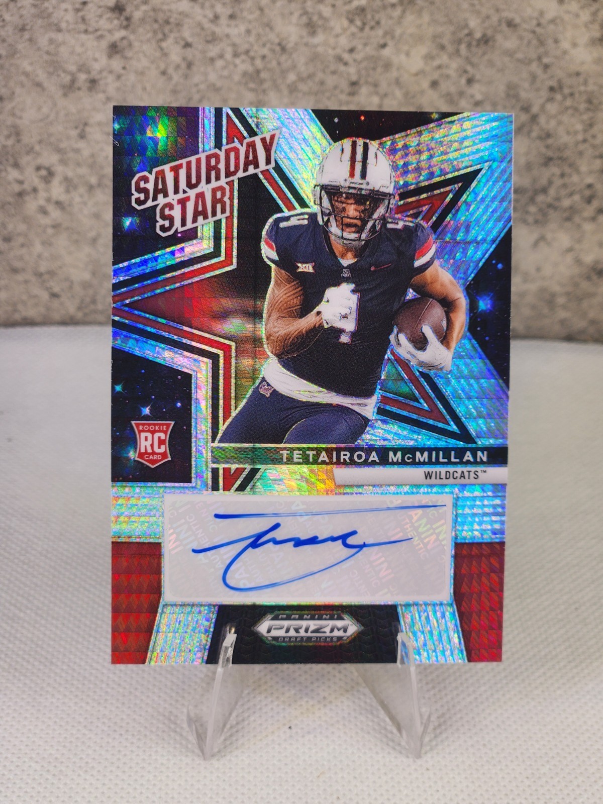 2025 Prizm Draft Picks Saturday Star Signatures Tetairoa McMillan Rookie Auto