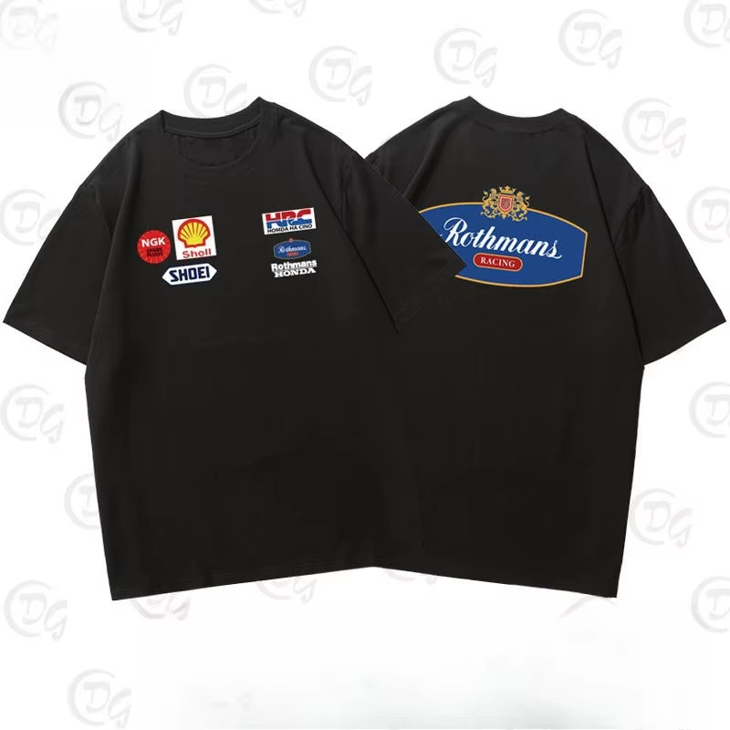 Rothmans Honda Racing HRC Retro Superbikes /Cotton T-Shirt – Colour Options