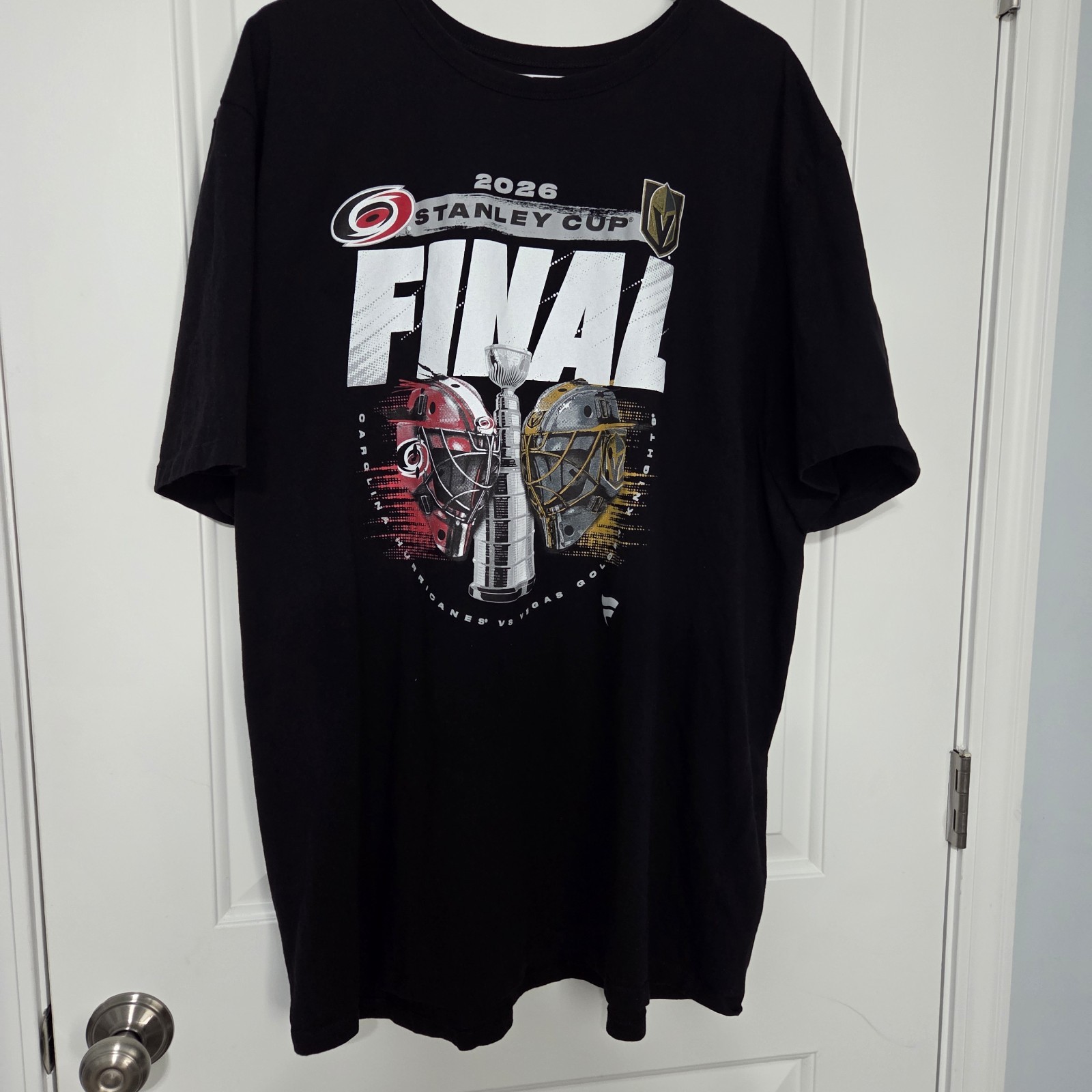 Fanatics Stanley Cup 2026 Final Shirt 3XL Black Carolina Hurricanes
