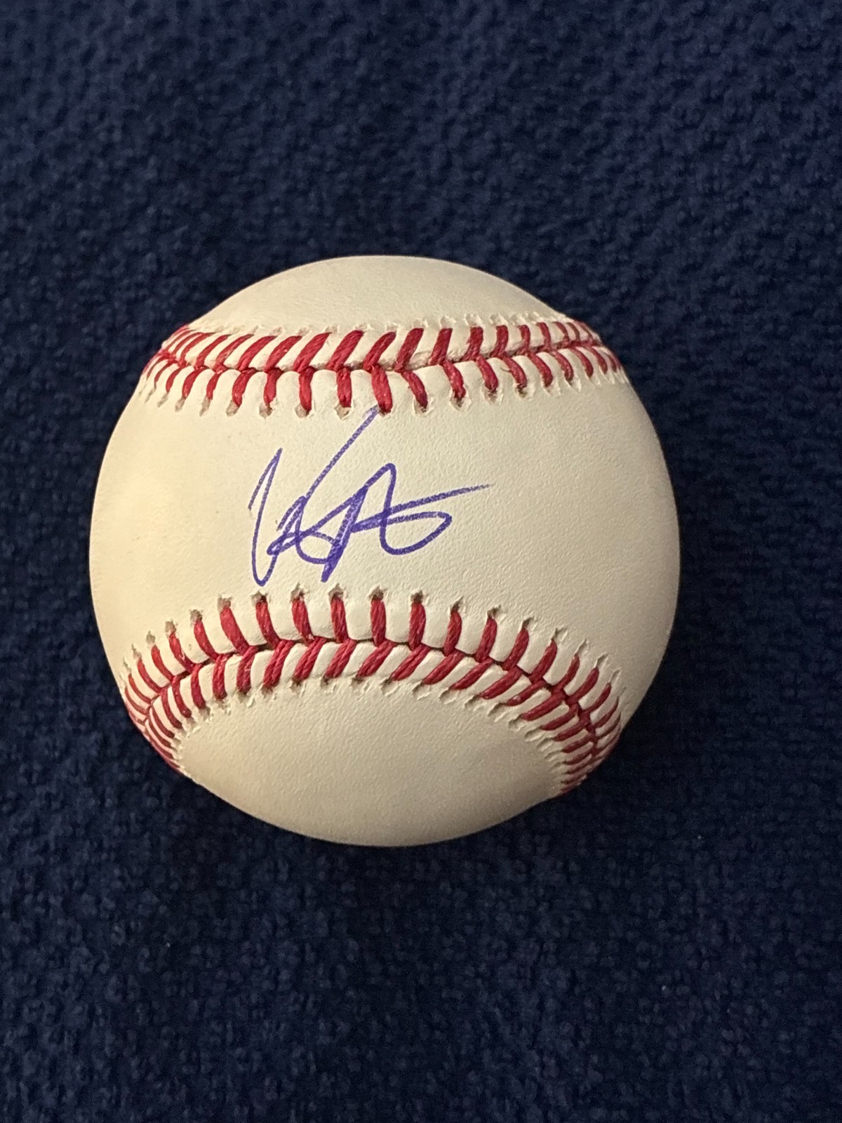 KEVIN ALCANTARA AUTOGRAPHED SIGNED RAWLINGS BASEBALL OML JSA CHICAGO CUBS MLB
