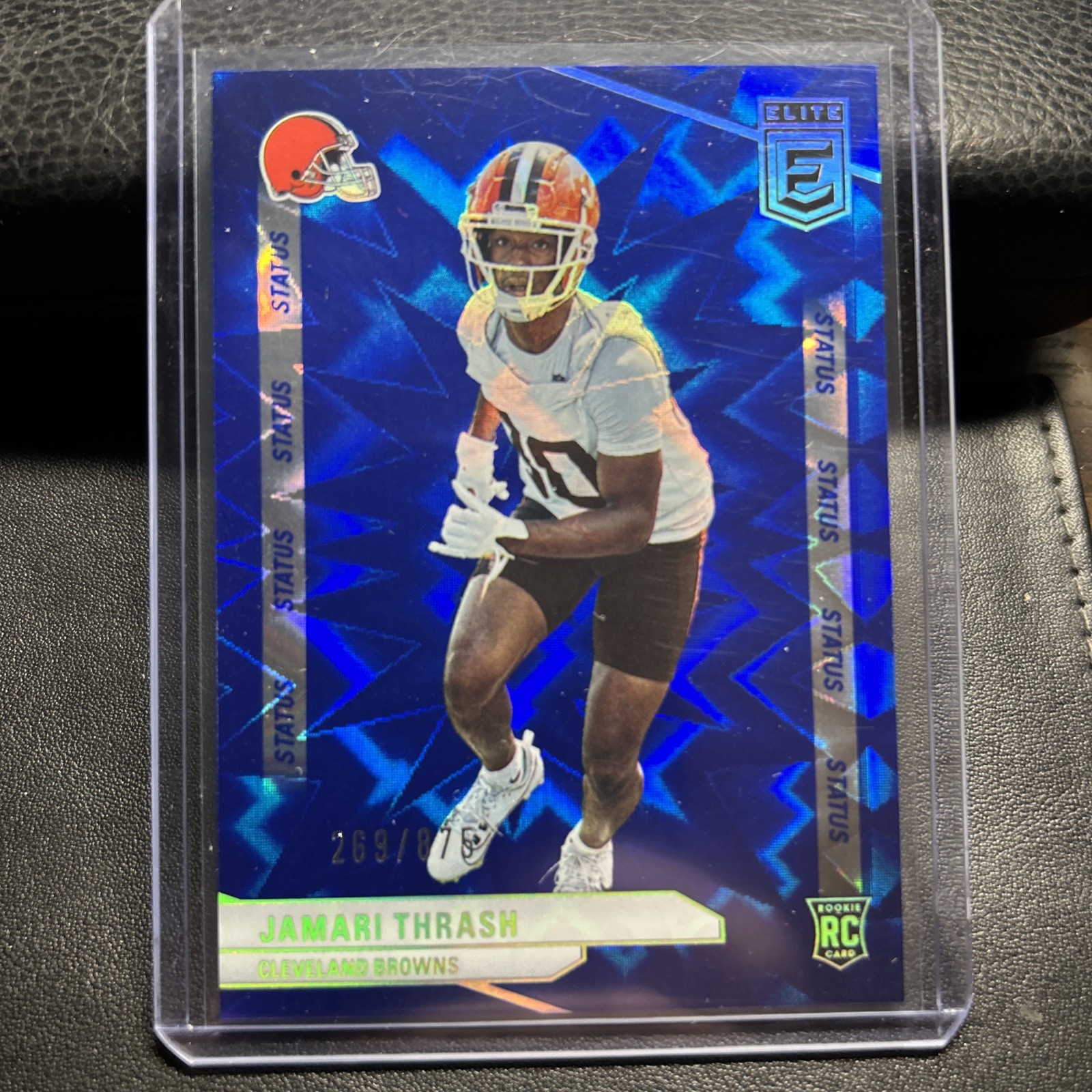 Jamari Thrash 2024 Elite Blue Rookie Card 269/875 Cleveland Browns