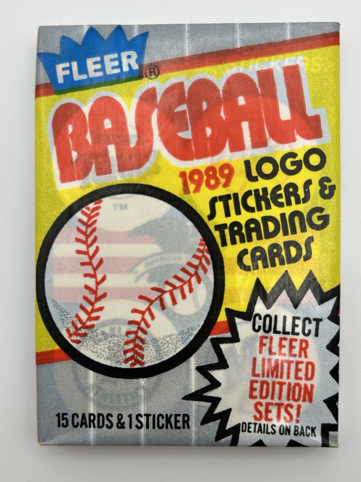 1989 Fleer Baseball Wax Pack (Qty.4) 🔥$6.25 Ea.🔥 ““FREE SHIPPING””