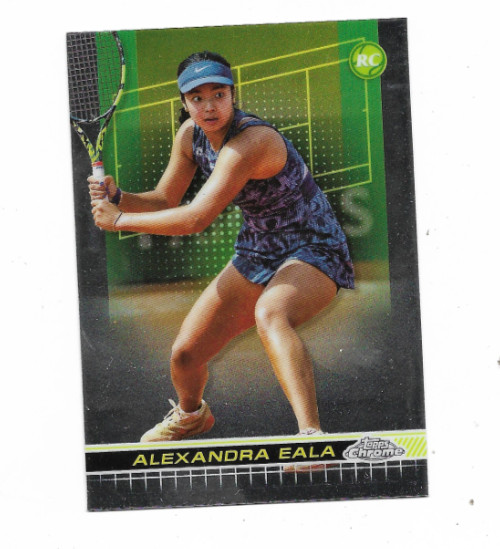 2024 TOPPS CHROME—TENNIS—ALEXANDRA EALA—LOT OF 5 BASE CARDS #191—ROOKIE