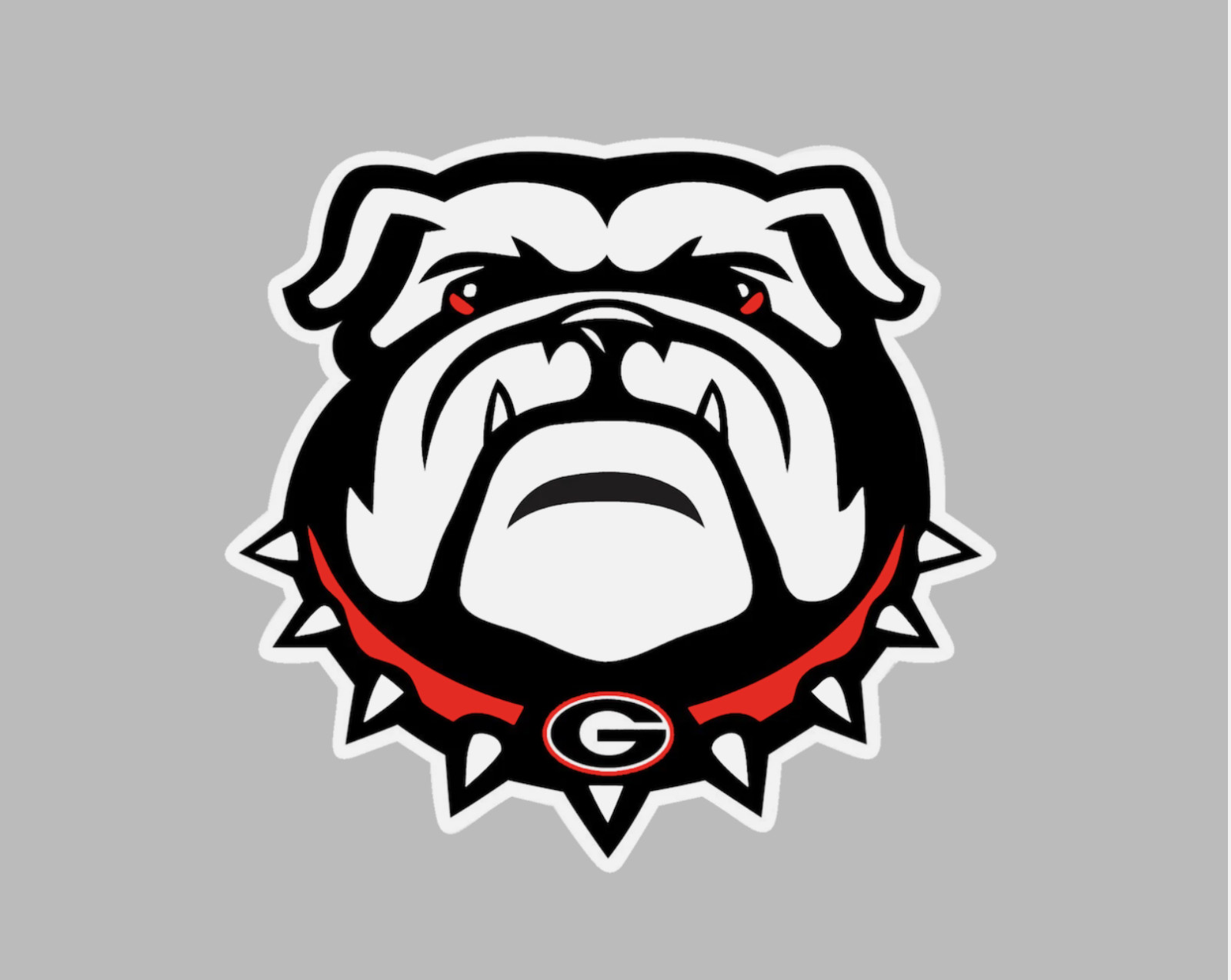 Sticker – Georgia Bulldogs Logo – Die Cut Laminated Vinyl Decal