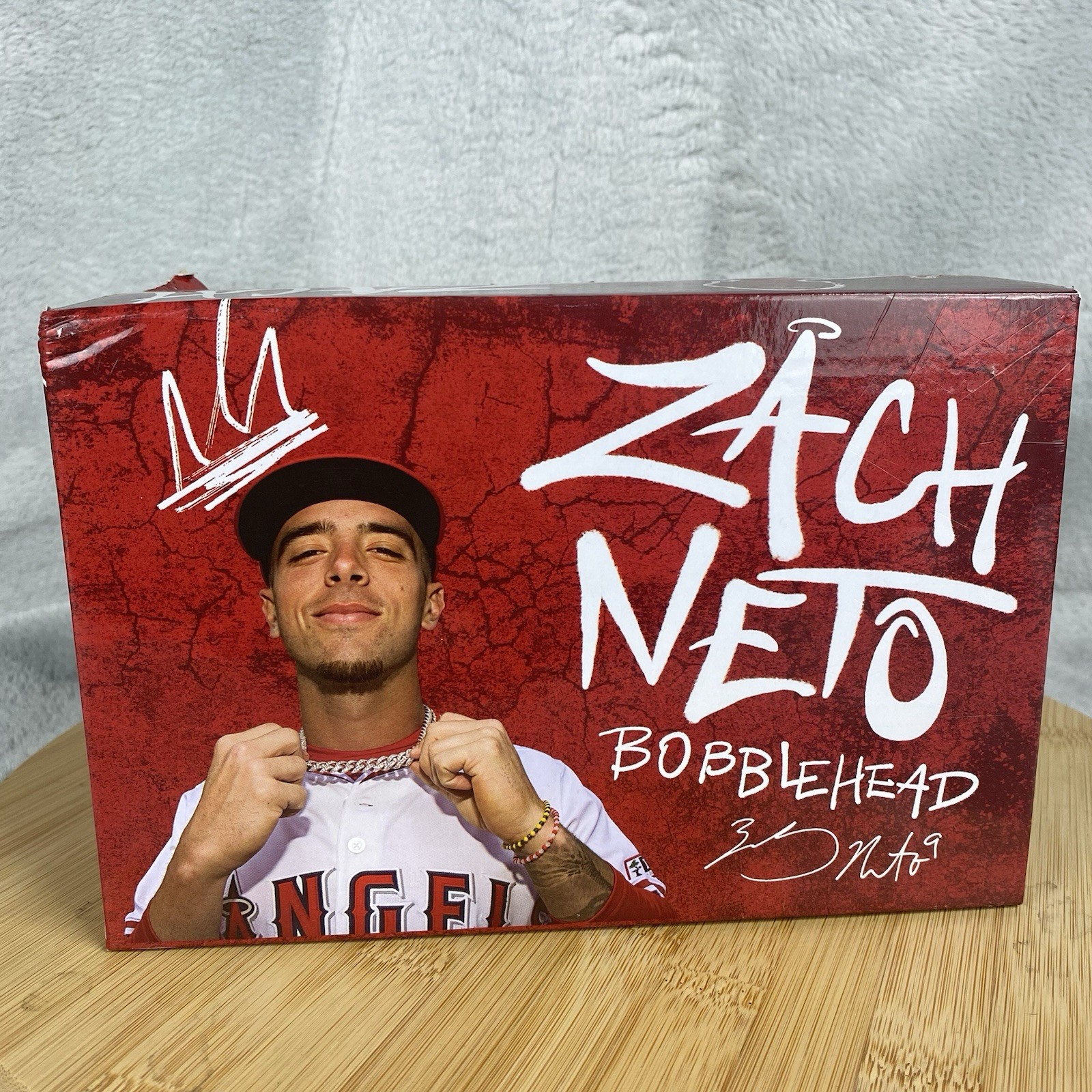 Zach Neto Bobblehead Los Angeles Angels MLB SGA 7/25/25 Walk Off Hit