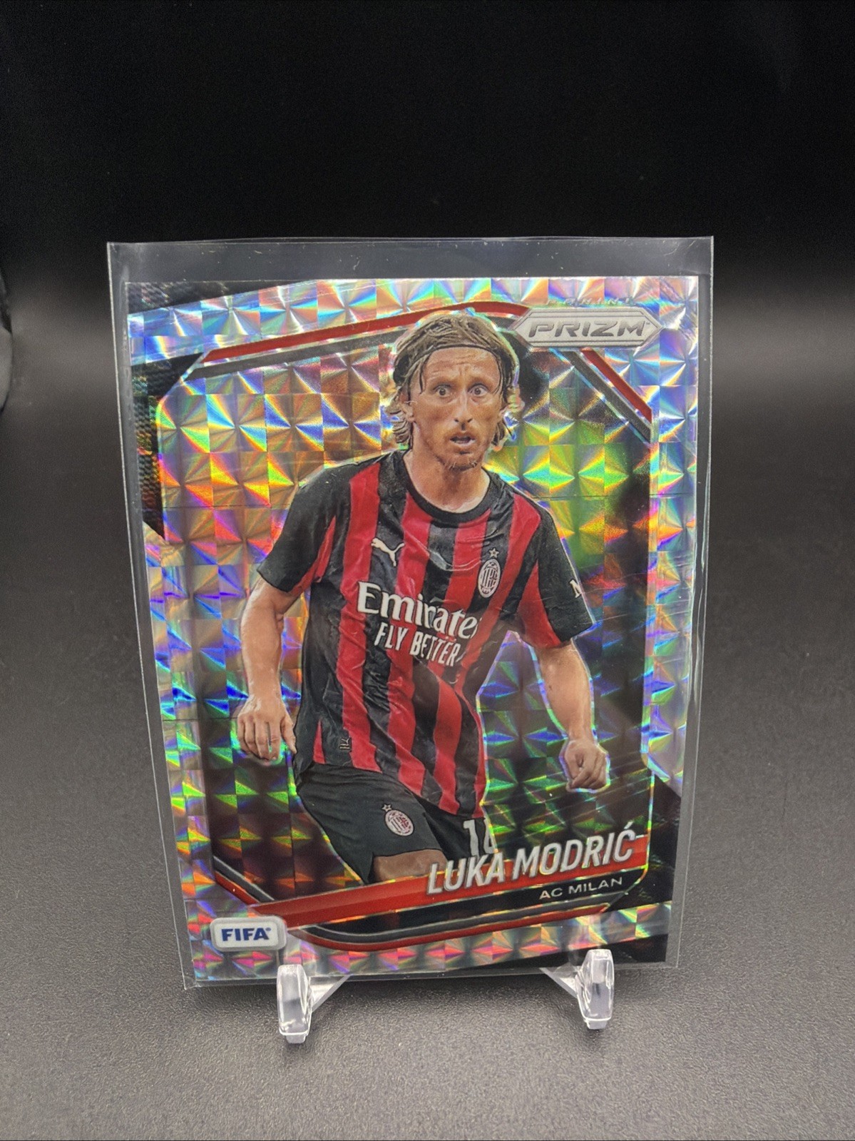 Panini Prizm FIFA Soccer 2025-26 Luka Modrić Prizm #19 AC Milan Croatia