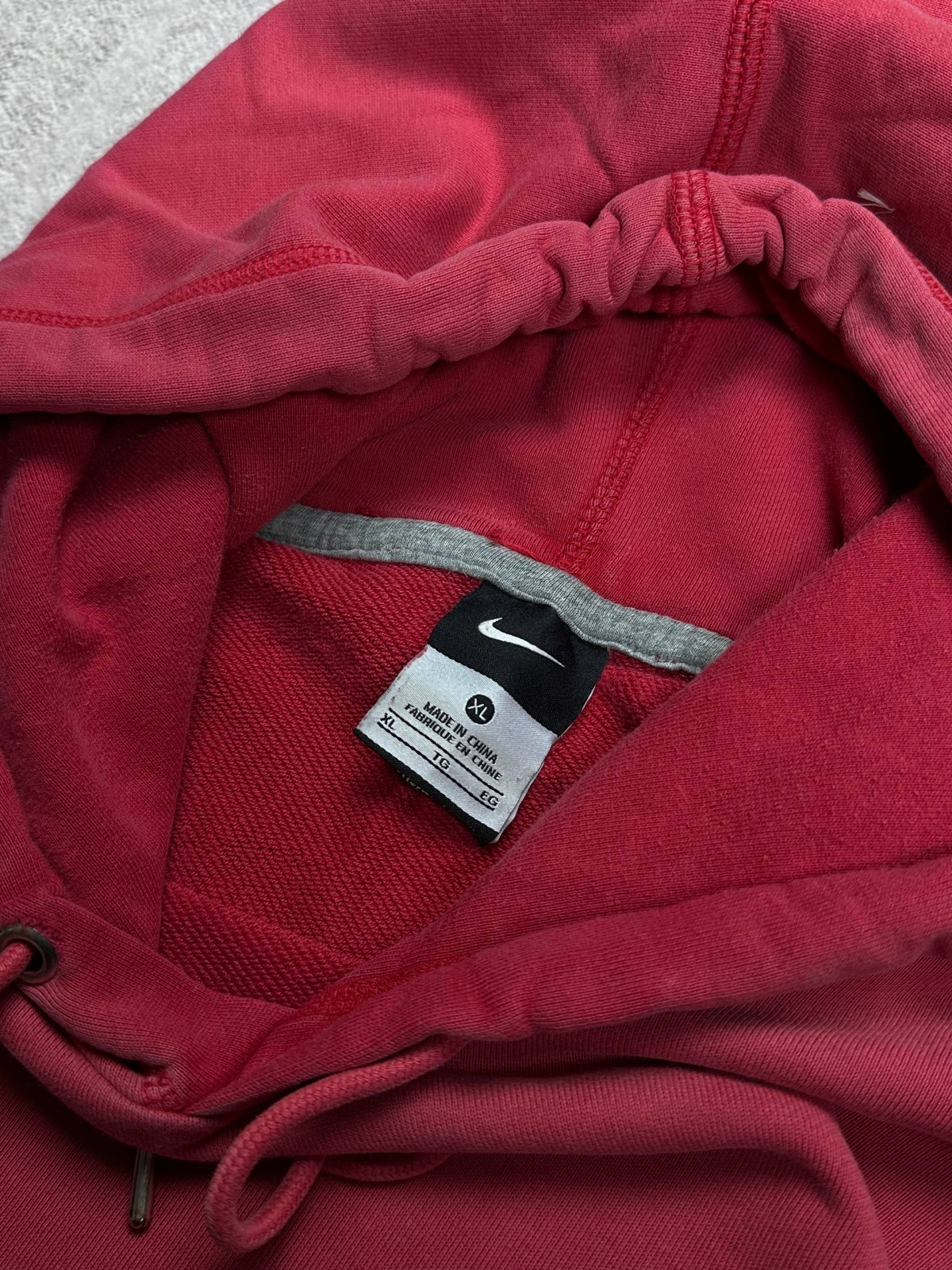VINTAGE NIKE ARSENAL UNITED HOODIE RARE XL MENS RED