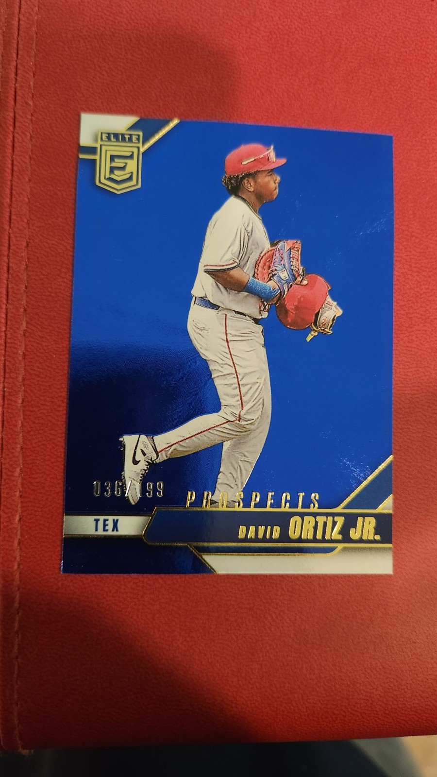 David Ortiz Jr. 2026 Donruss Elite Baseball Rookie Prospects #189 Blue 036/199