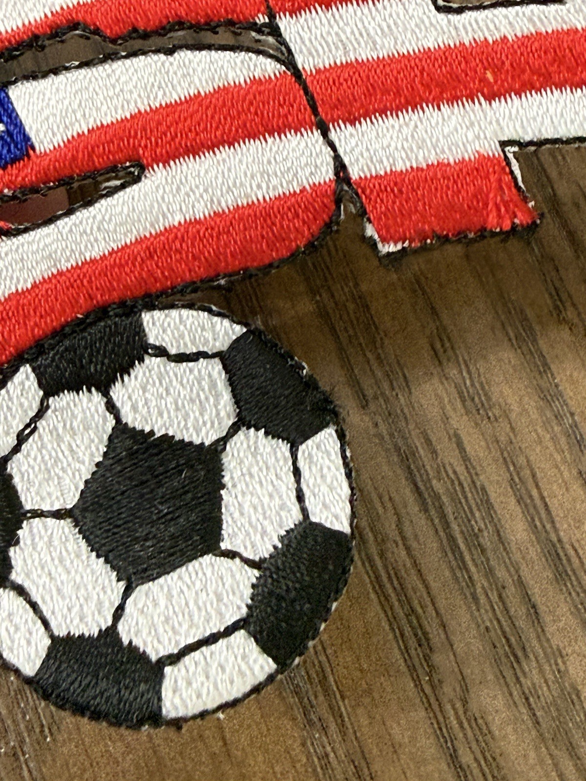 Vintage USA United States Soccer Patch Iron On 4”x2.5”