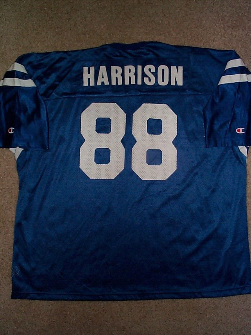 *IRREGULAR* Indy Colts MARVIN HARRISON nfl VINTAGE Jersey MENS/MEN’S (3XL-XXXL)