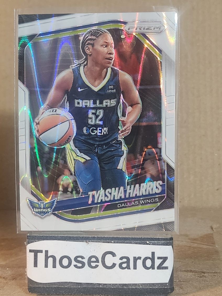 2025 Panini Prizm WNBA White Seismic Prizm #130 Tyasha Harris