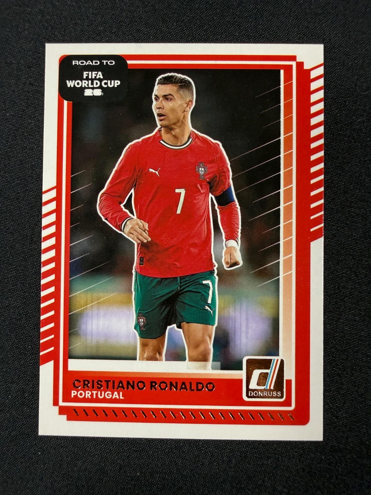 2025-26 Donruss Soccer Road To FIFA World Cup – #91 Cristiano Ronaldo, Portugal