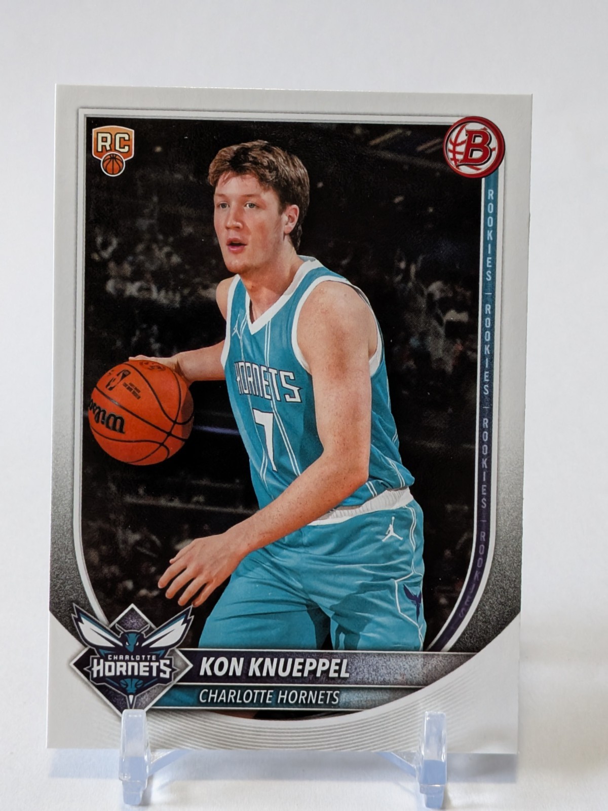 2025-26 Bowman Basketball Kon Knueppel RC #4 Charlotte Hornets – FREE SHIPPING
