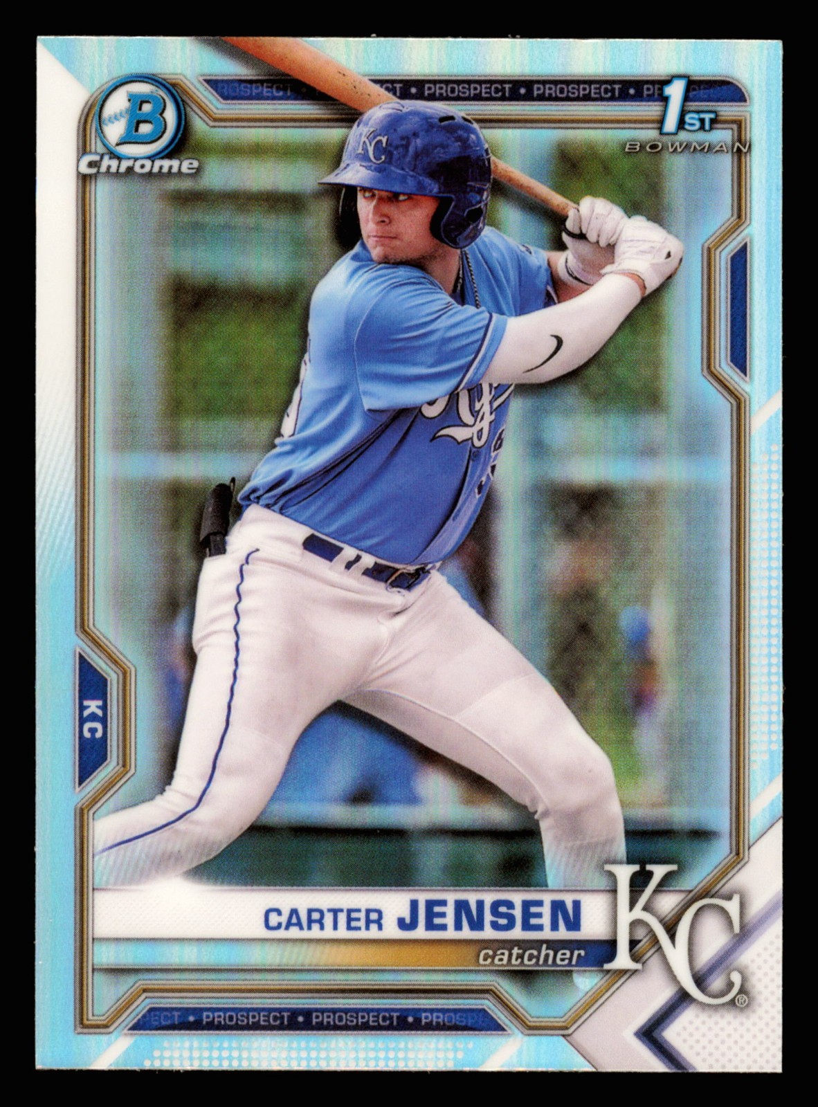 2021 Bowman Draft Carter Jensen Refractor #BDC-106
