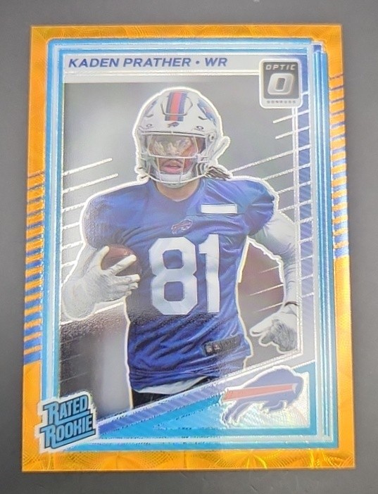 2025 Panini Donruss Optic Kaden Prather #291 Rated Rookie Orange Scope Prizm /79