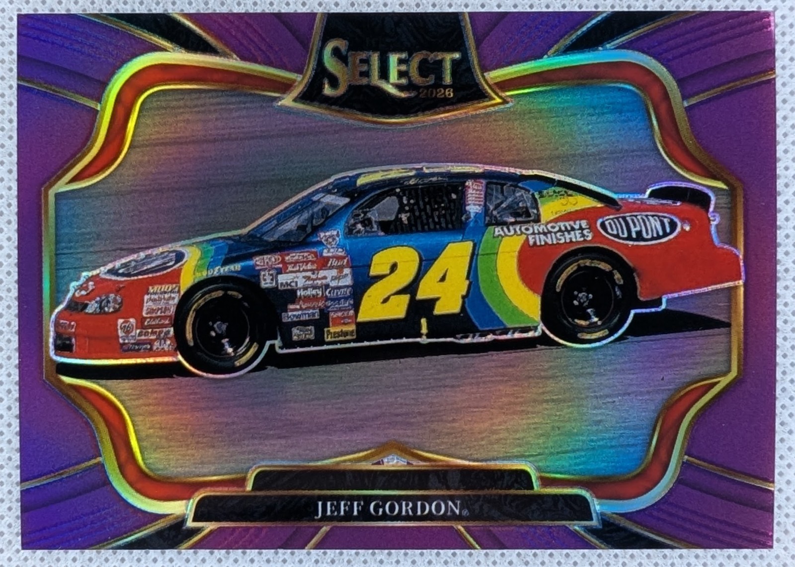2026 Panini Select Racing JEFF GORDON Rides #196 PURPLE Prizm /85 NASCAR