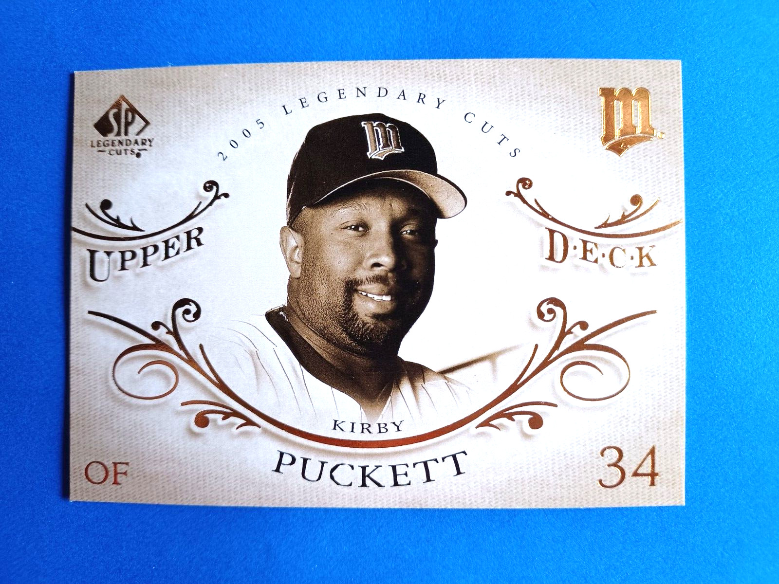 2005 SP LEGENDARY CUTS KIRBY PUCKETT #45 BASE CARD MINNESOTA TWINS