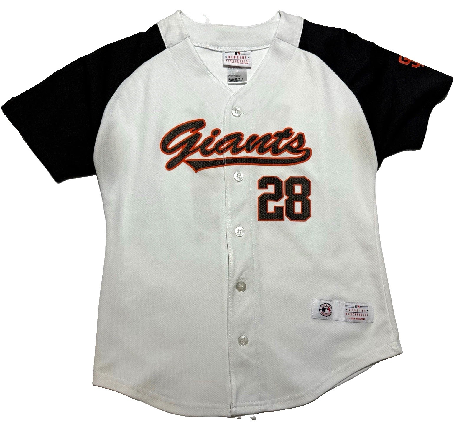 Buster Posey #28 San Francisco Giants Youth L (10-12) Jersey