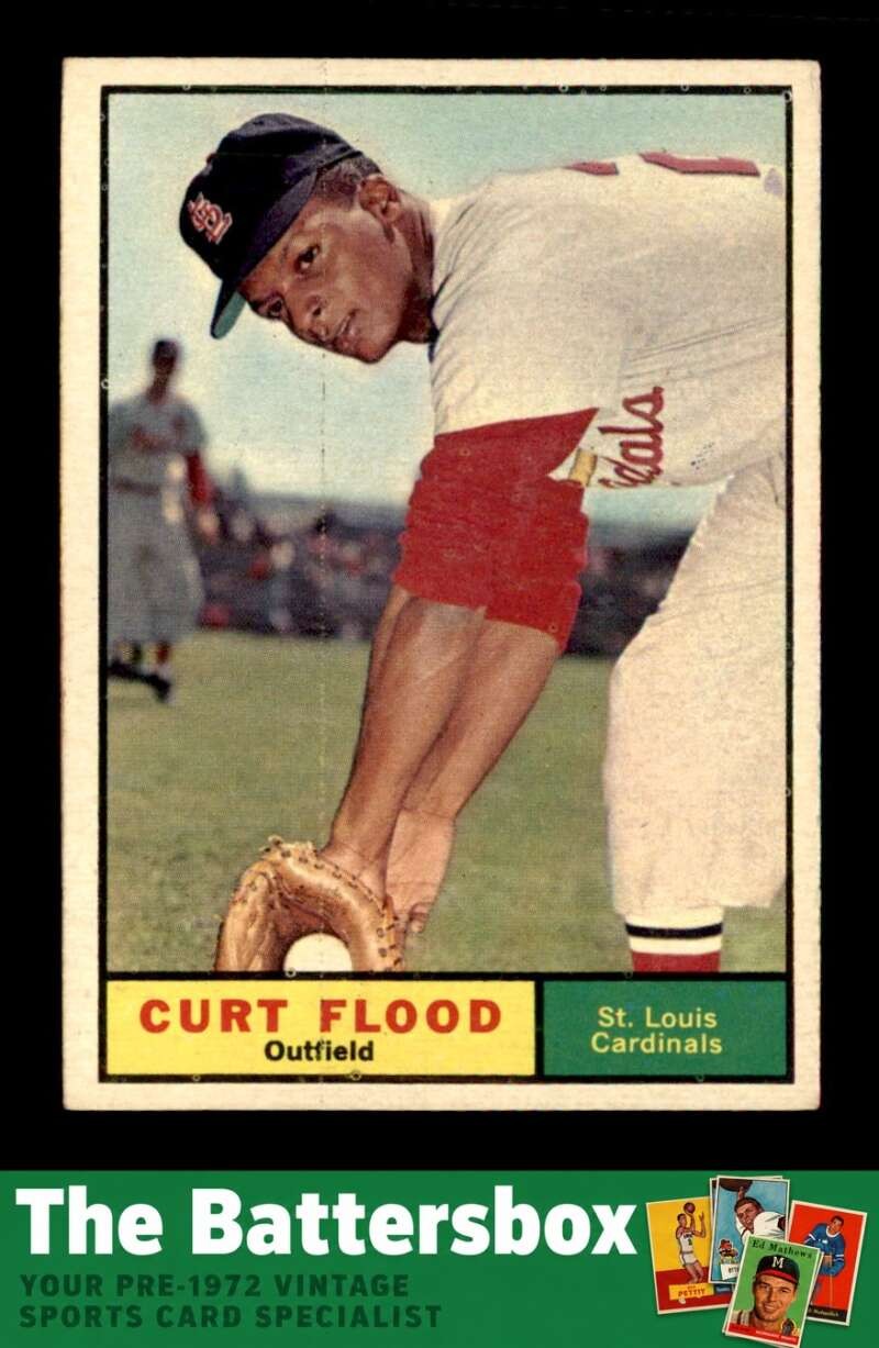 1961 Topps #438 Curt Flood VGEX X3764506