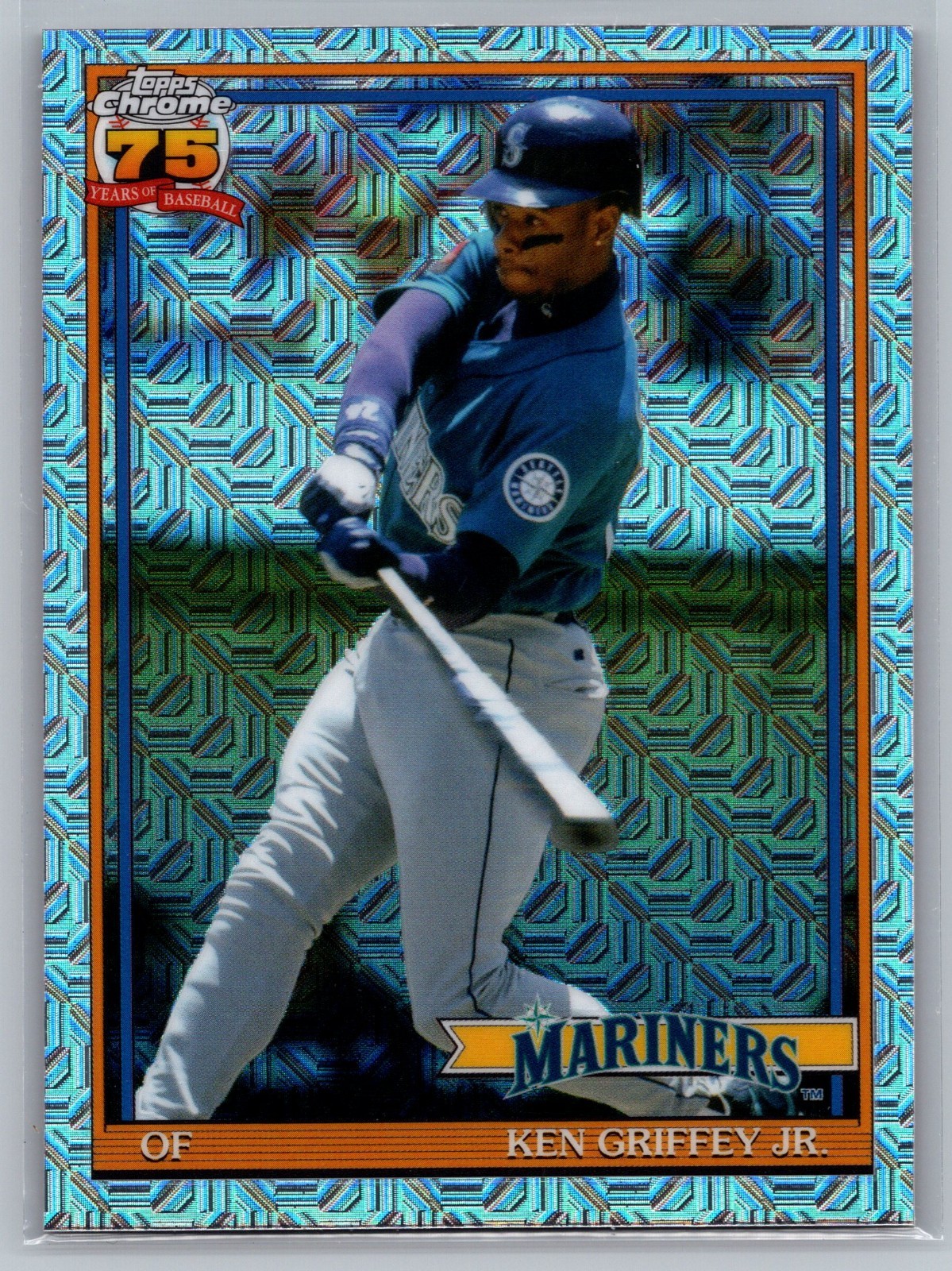 2026 Topps Series 1 – 1991 Topps Chrome Silver Mojo – Ken Griffey Jr. #91C-51