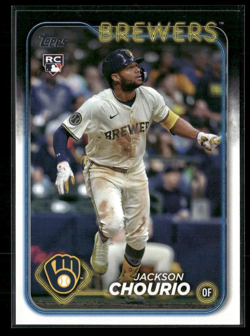 2024 Topps Update #US240 Jackson Chourio Milwaukee Brewers Rookie