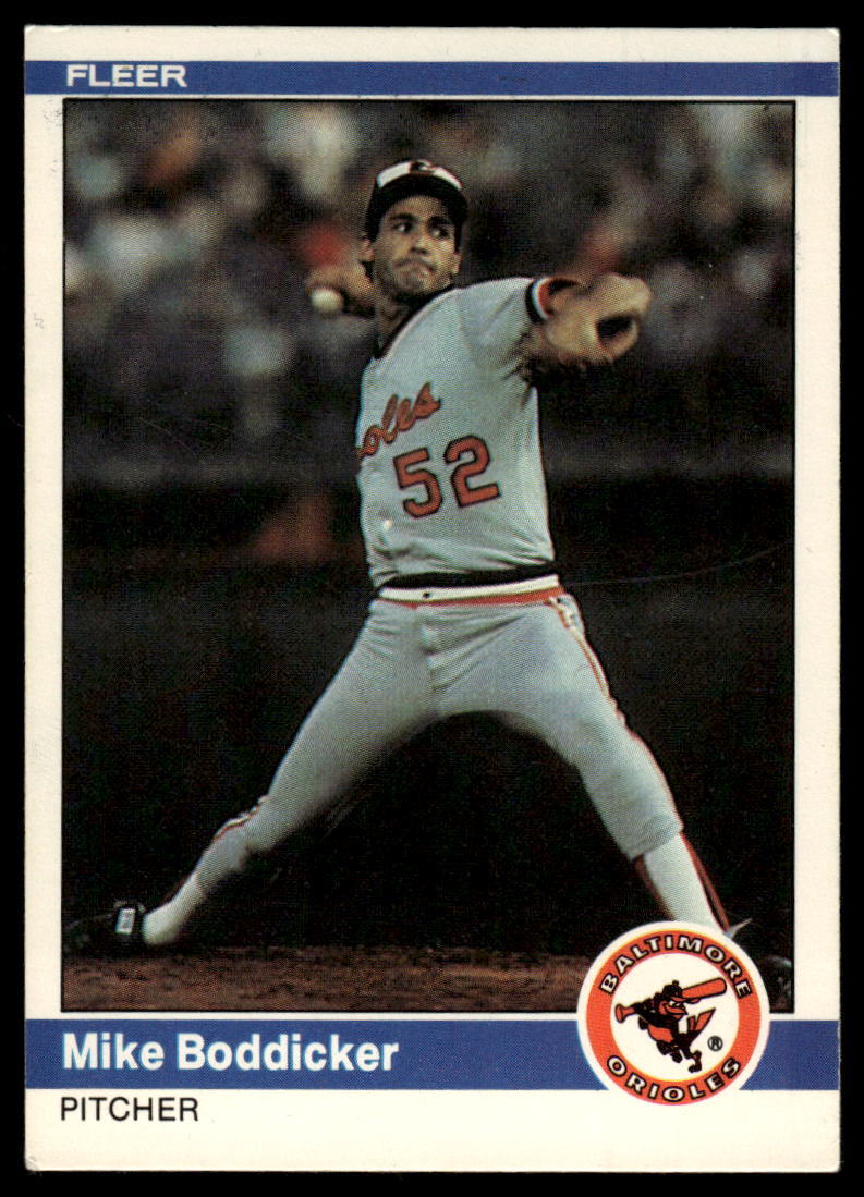1984 Fleer #1 Mike Boddicker