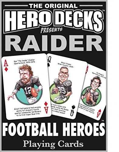 NFL Football Hero Decks Caricature 52 Playing Cards Parady Cards Same Day Ship