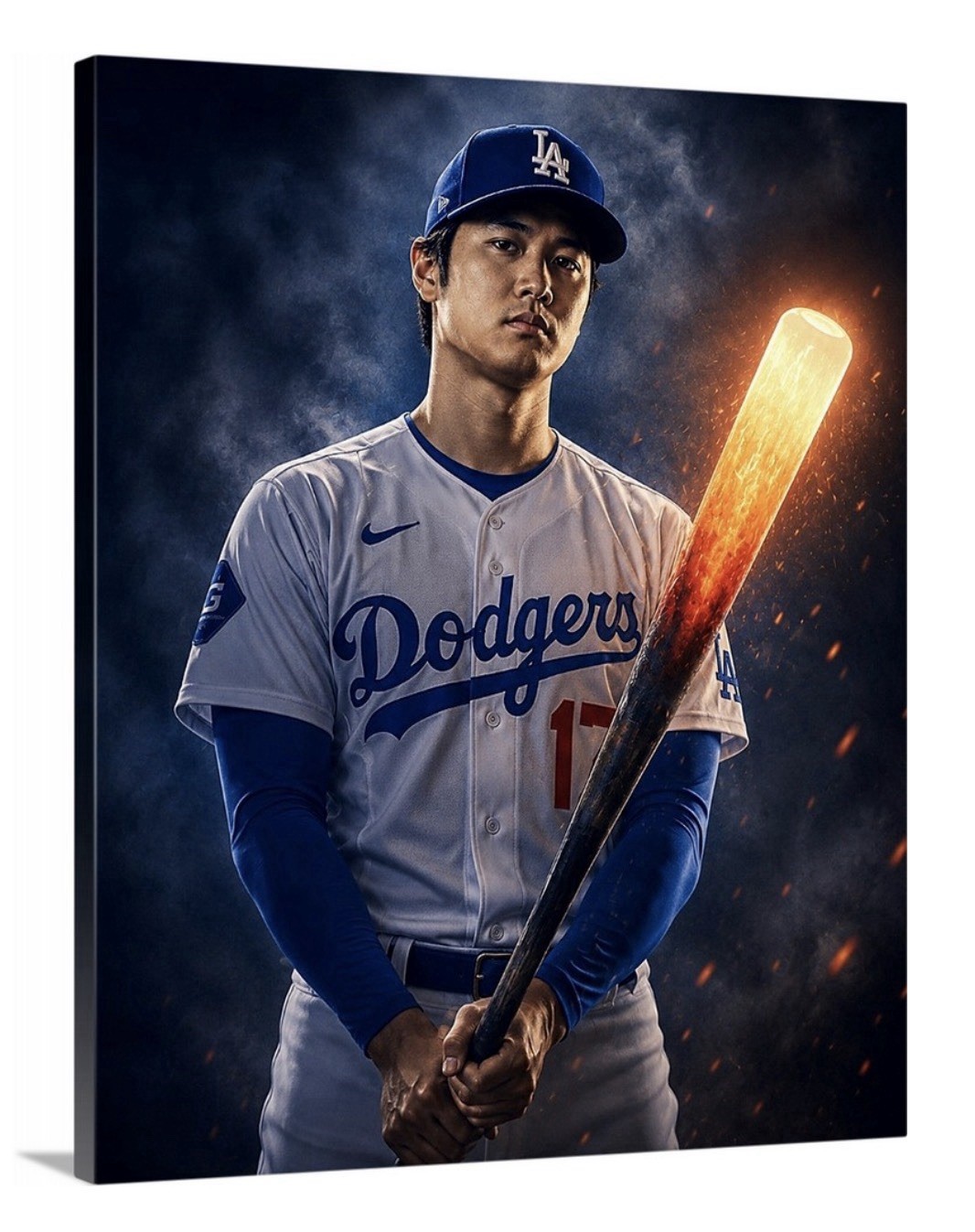 Shohei Ohtani Canvas 16×20 LA Dodgers 2025 World Series Champions