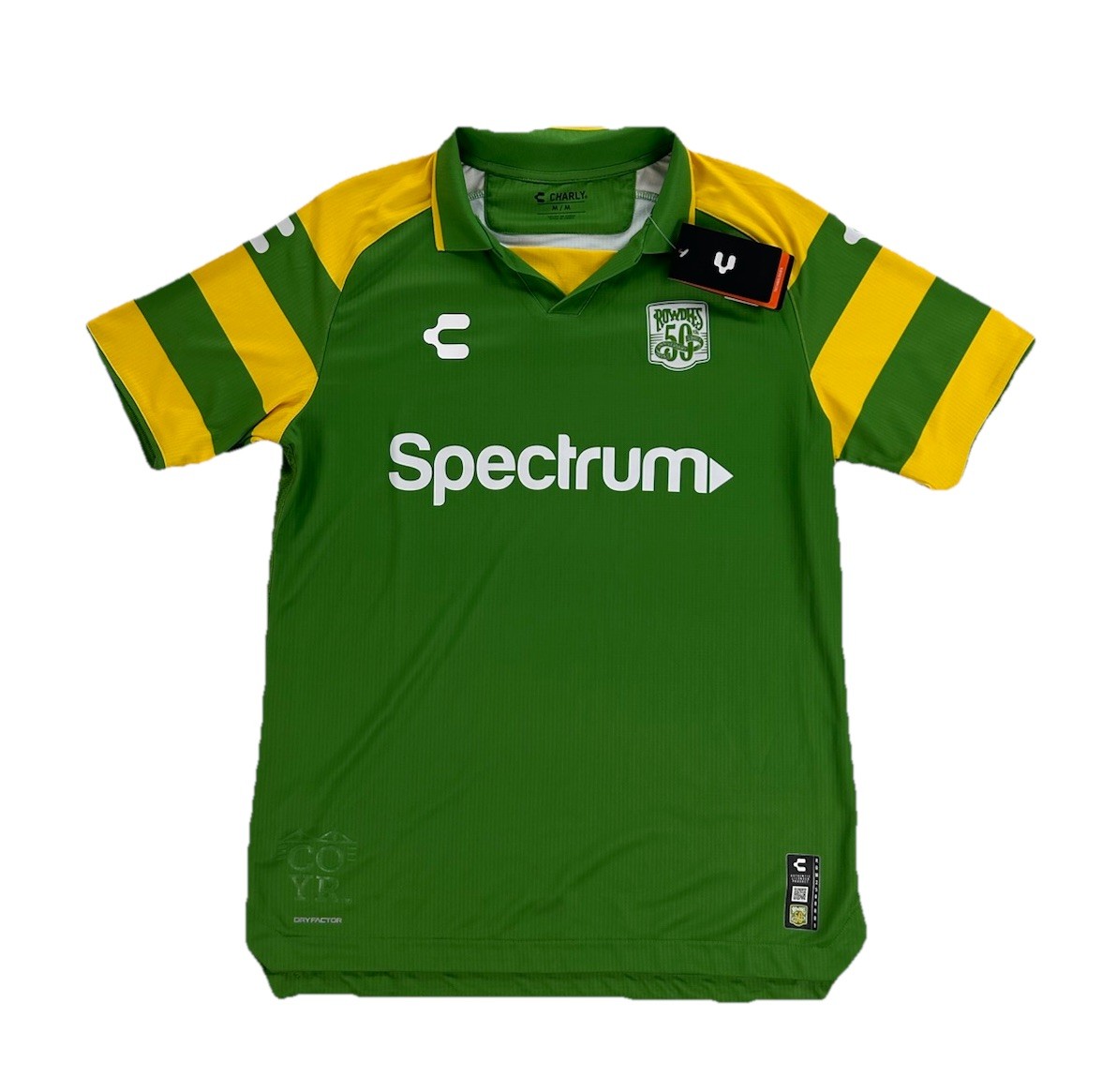 NEW Charly Tampa Bay Rowdies 2025-26 Green Home Authentic Jersey Mens Size M
