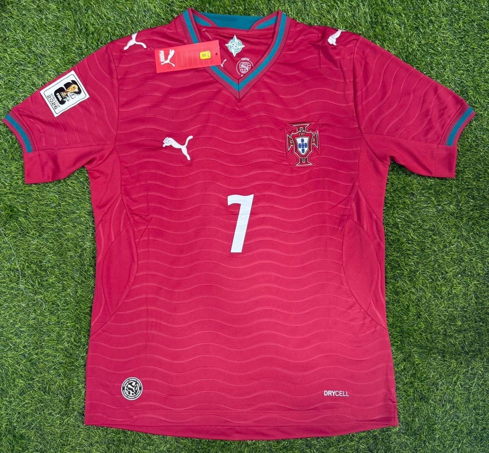 PUMA Portugal #7 Cristiano Ronaldo World Cup 2026 Jersey Red M