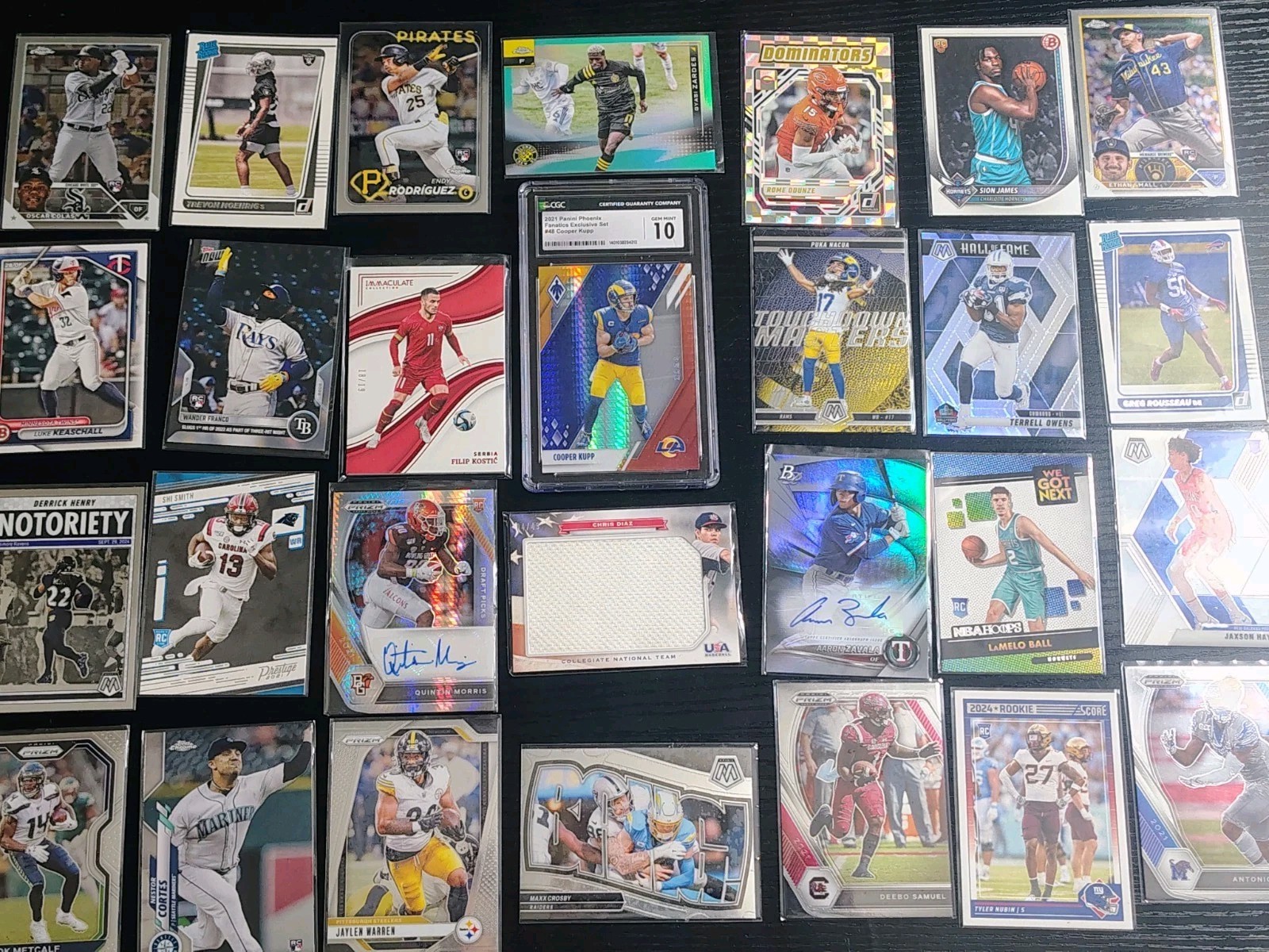 HUGE ROOKIE NUMBERED SSP PATCH AUTO GRADED SLAB CGC SPORTS CARD COLLECTION LOT