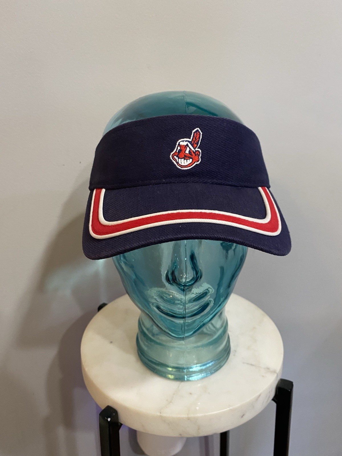 Cleveland Indians Outdoor Cap Strapback Sun Visor Hat Cap Vintage Hong Kong